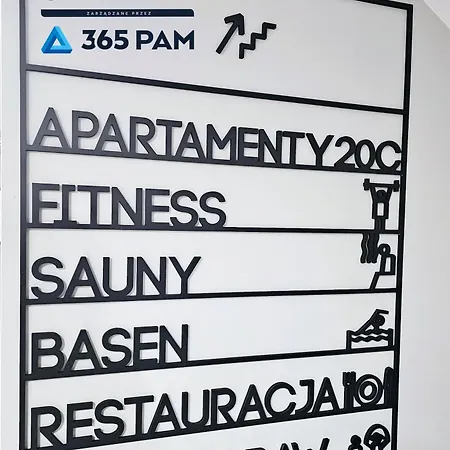 Apartman 365pam - Glamour - Basen, Sauna, Jacuzzi, Silownia, Restauracja Kołobrzeg